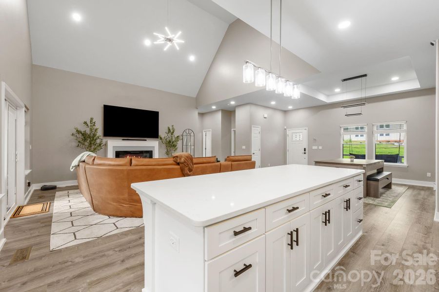 Furnished interior view inside a new home in , Bessemer City (Image 26).