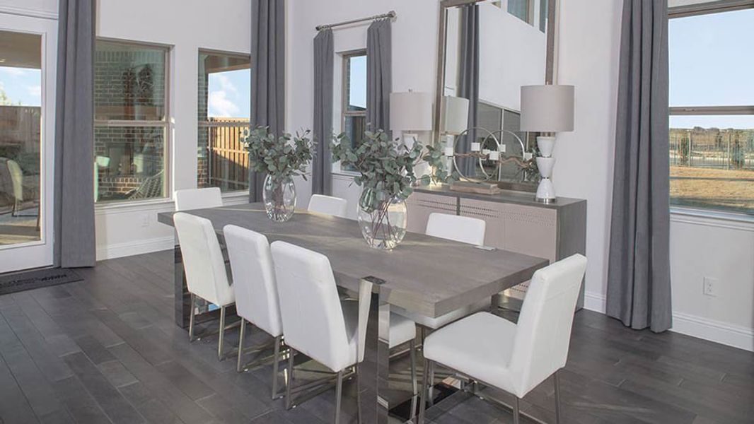 Representative furnished interior of a home built from the Amethyst by Taylor Morrison in Cross Creek Meadows 60s, Celina (Image 41).