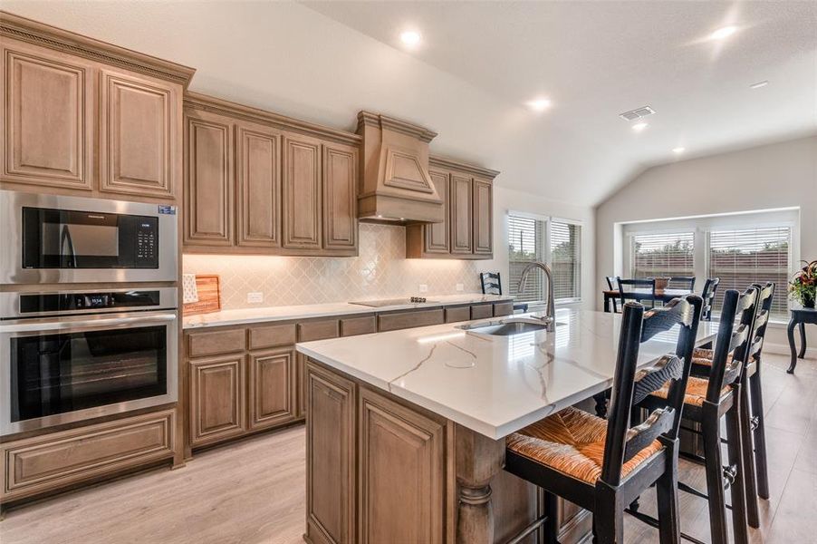 Furnished interior view inside a new home in Mockingbird Hills 60-65, Joshua (Image 4). Furnished interior view inside a new home in Mockingbird Hills 60-65, Joshua (Image 4).