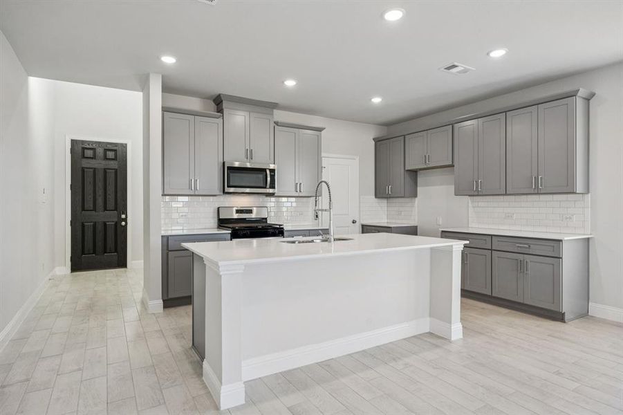 Furnished interior view inside a new home in Santorini, Seagoville (Image 11).