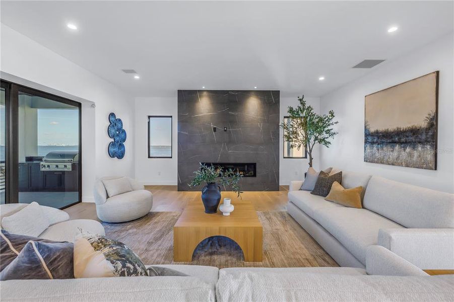 Living Room off Kitchen Living Room off Kitchen