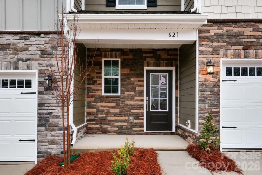 Exterior details and patio area of a home in Cannon Village, York (Image 4). Exterior details and patio area of a home in Cannon Village, York (Image 4).