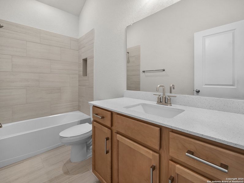 Furnished interior view inside a new home in Veranda: Classic, San Antonio (Image 8). Furnished interior view inside a new home in Veranda: Classic, San Antonio (Image 8).