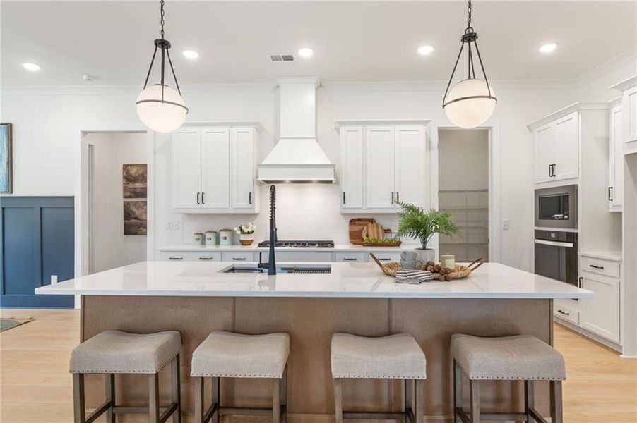 Furnished interior view inside a new home in The Reserve at Knollwood, Canton (Image 14).