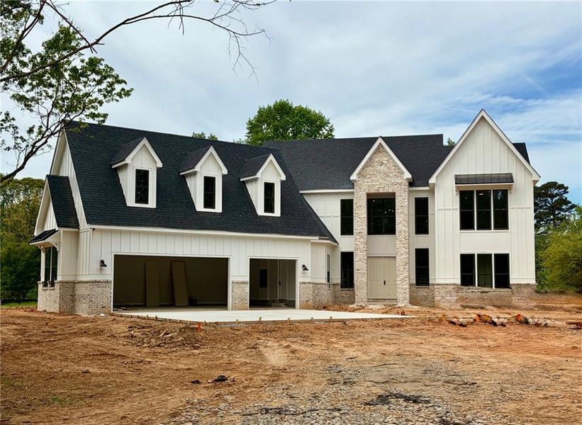 In-progress construction of a new home in , Cumming, GA (Image 17).