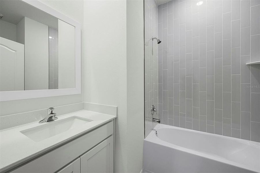 Furnished interior view inside a new home in Tula Parc, Astatula (Image 5). Furnished interior view inside a new home in Tula Parc, Astatula (Image 5).