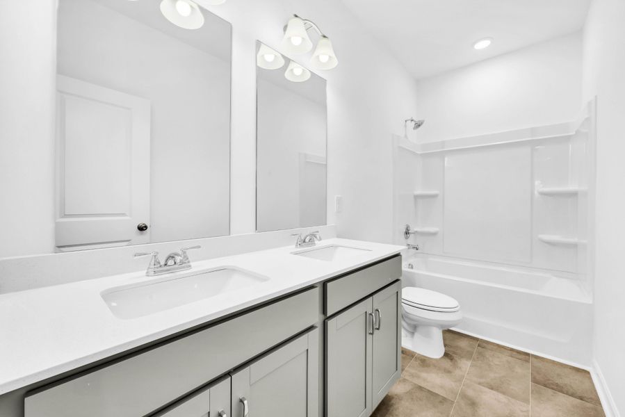 Furnished interior view inside a new home in The Oaks, Clarksville (Image 8).