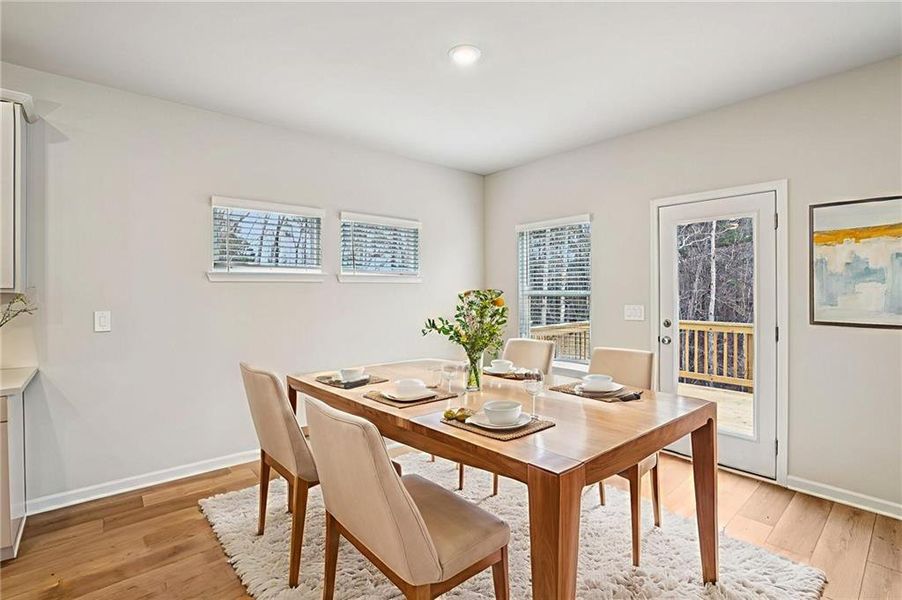 Furnished interior view inside a new home in Hemingway - Reserve Series, Cumming (Image 15).