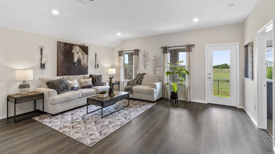 Furnished interior view inside a new home in Crane Crossing, Crandall (Image 10).
