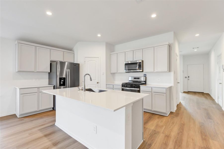 Furnished interior view inside a new home in River Ranch Trails, Dayton (Image 5). Furnished interior view inside a new home in River Ranch Trails, Dayton (Image 5).