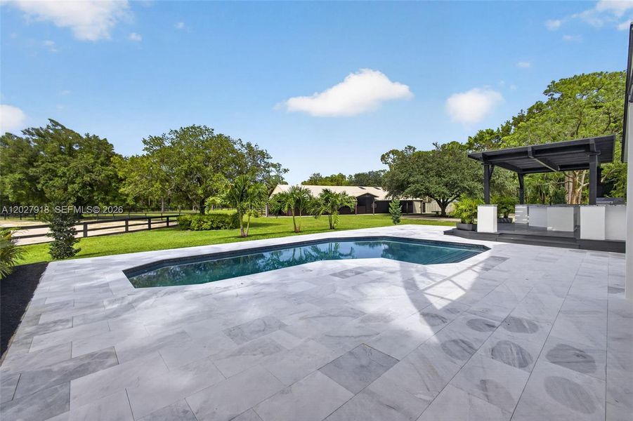 Exterior details and patio area of a home in , Palm Beach Gardens (Image 39).