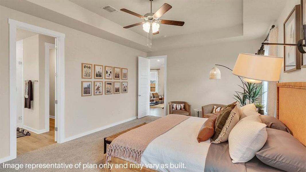 Furnished interior view inside a new home in The Preserve at Forum, Grand Prairie (Image 13). Furnished interior view inside a new home in The Preserve at Forum, Grand Prairie (Image 13).