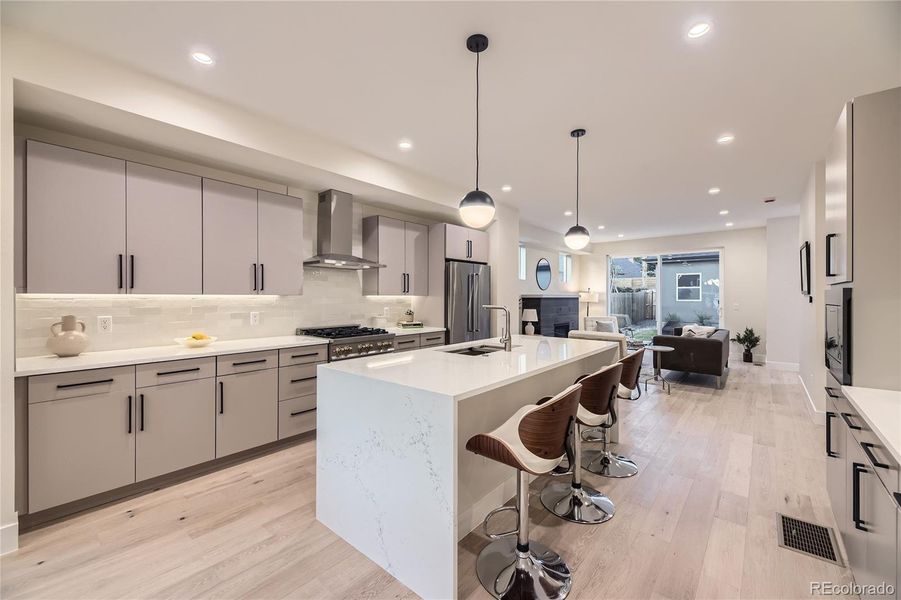 Furnished interior view inside a new home in , Denver (Image 13). Furnished interior view inside a new home in , Denver (Image 13).