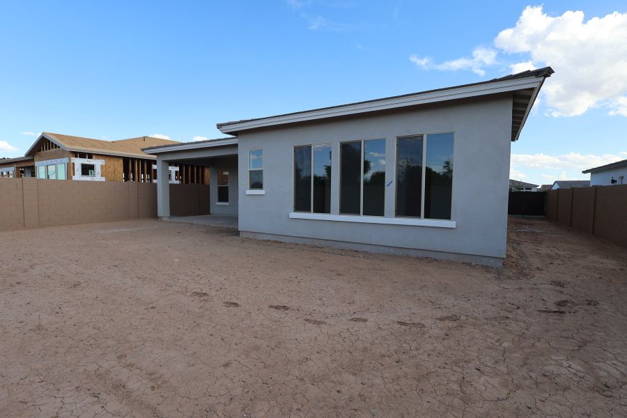 Exterior details and patio area of a home in Alston at Soleo, San Tan Valley (Image 3).