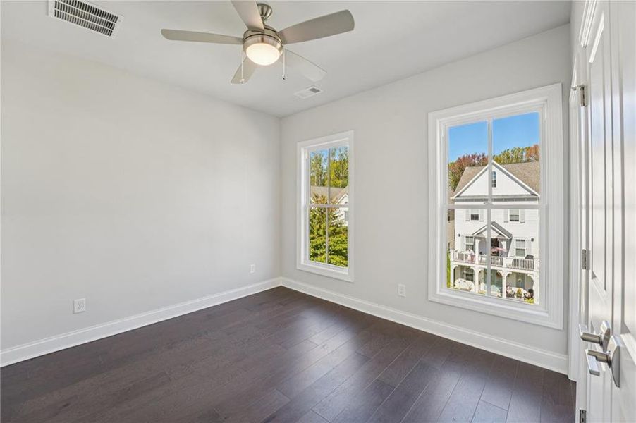 Spacious, unfurnished interior of a new home in Towns on Thompson, Alpharetta (Image 29).