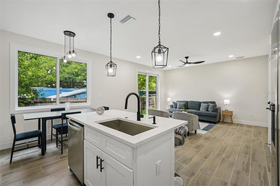 Furnished interior view inside a new home in , Largo (Image 25).