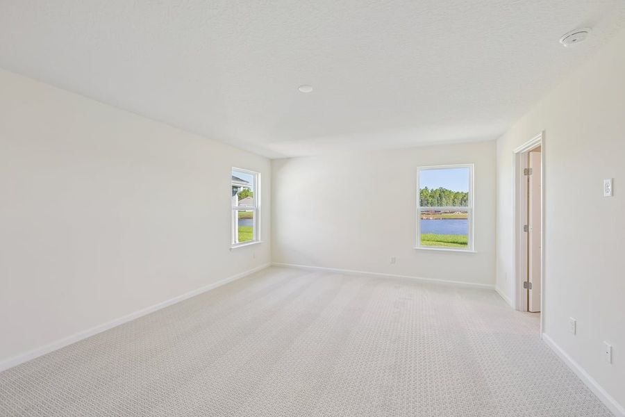 Spacious, unfurnished interior of a new home in Somerset - Executive Series, Palm Coast (Image 16). Spacious, unfurnished interior of a new home in Somerset - Executive Series, Palm Coast (Image 16).