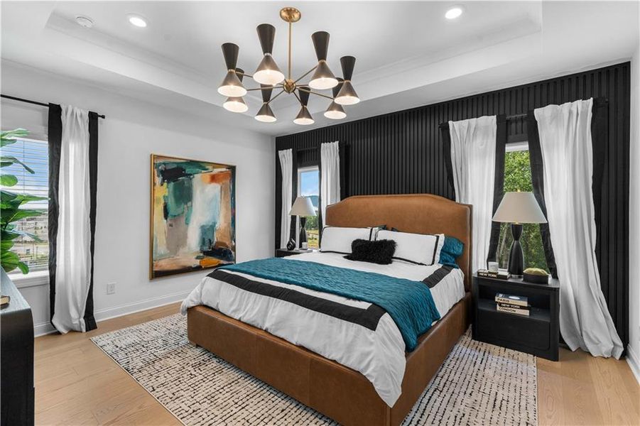 Furnished interior view inside a new home in Palisades, Cumming (Image 16).