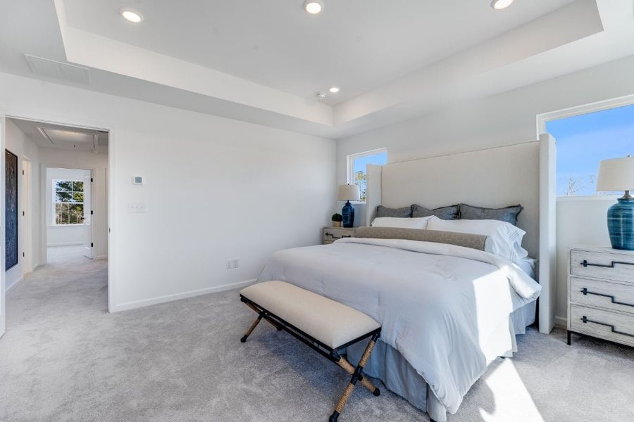 Furnished interior in a model home at Chandler Run in Tucker (Image 13).