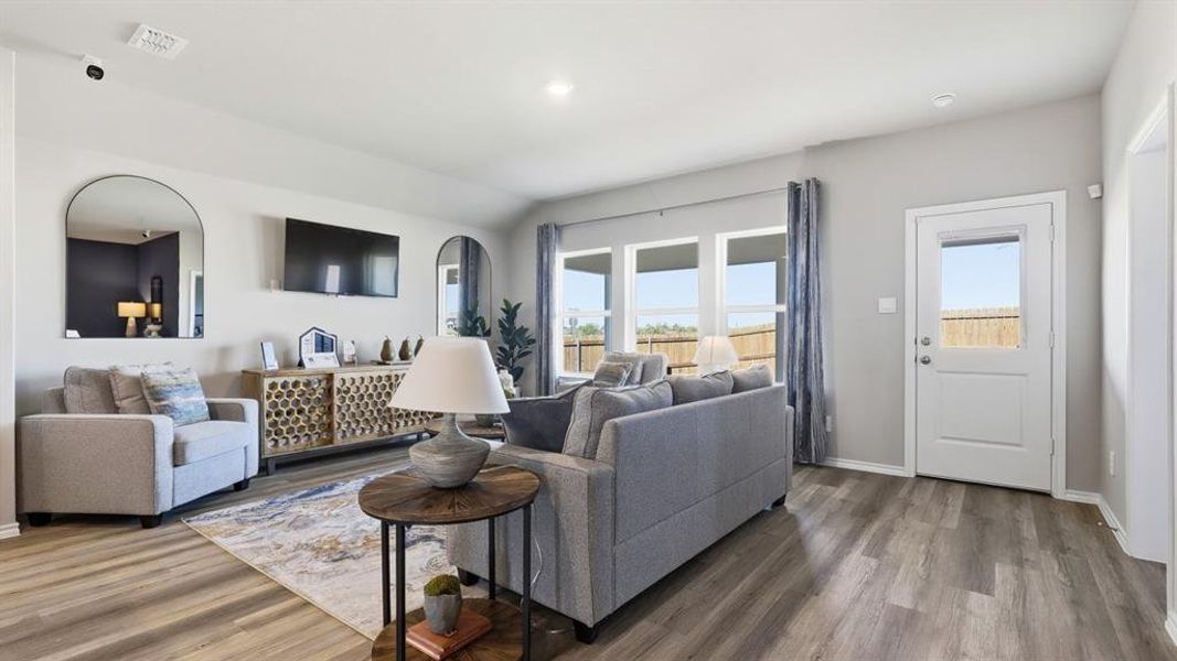 Furnished interior view inside a new home in Townes Landing, Fort Worth (Image 13).