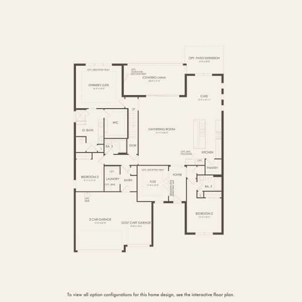 2D floor plan layout for the Stellar Grand by Del Webb in Del Webb Explore North River Ranch, Parrish, FL (Image 5). 2D floor plan layout for the Stellar Grand by Del Webb in Del Webb Explore North River Ranch, Parrish, FL (Image 5).