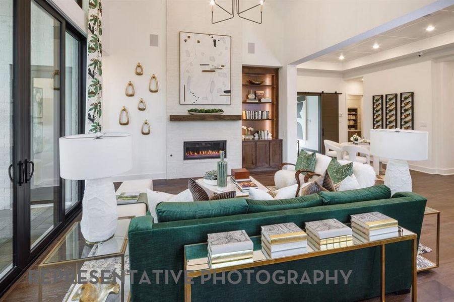 Furnished interior view inside a new home in Mosaic, Celina (Image 34).