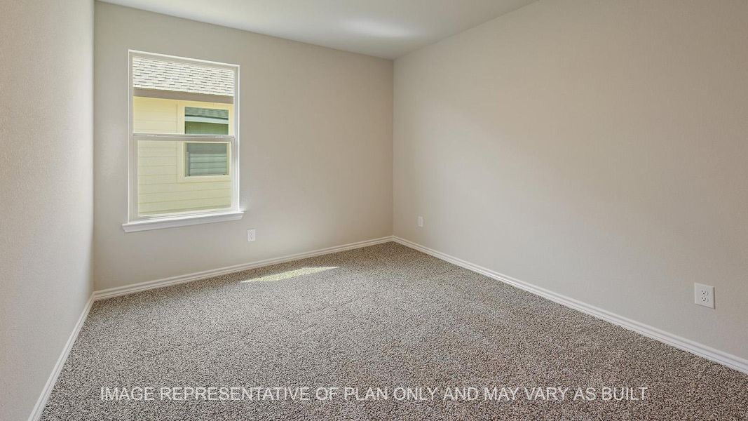 Representative unfurnished interior of a home built from the Everett by D.R. Horton in Southern Pointe, College Station (Image 20). Representative unfurnished interior of a home built from the Everett by D.R. Horton in Southern Pointe, College Station (Image 20).