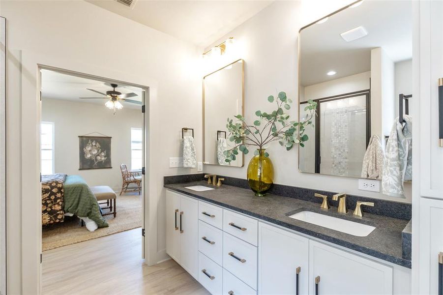 Furnished interior view inside a new home in , Abilene (Image 36).