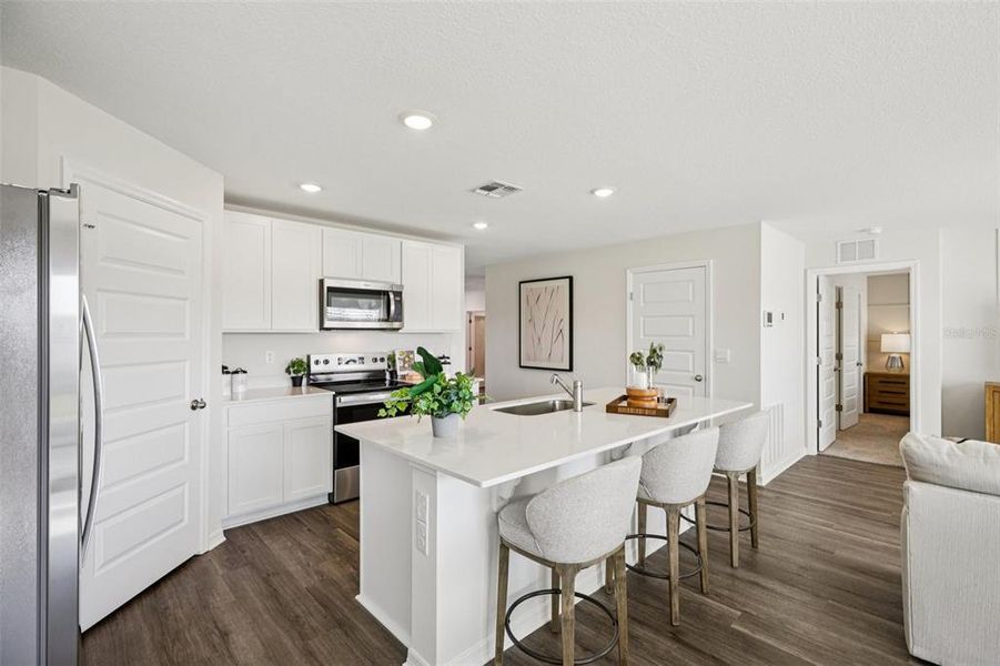 Furnished interior view inside a new home in Boulevard Oaks, Lady Lake (Image 22).