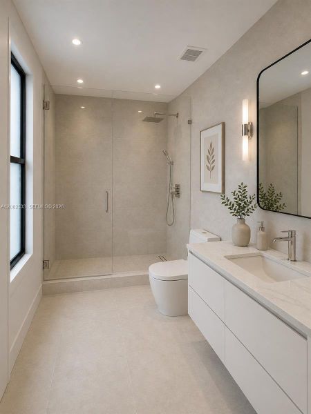 Furnished interior view inside a new home in , Miramar (Image 6).