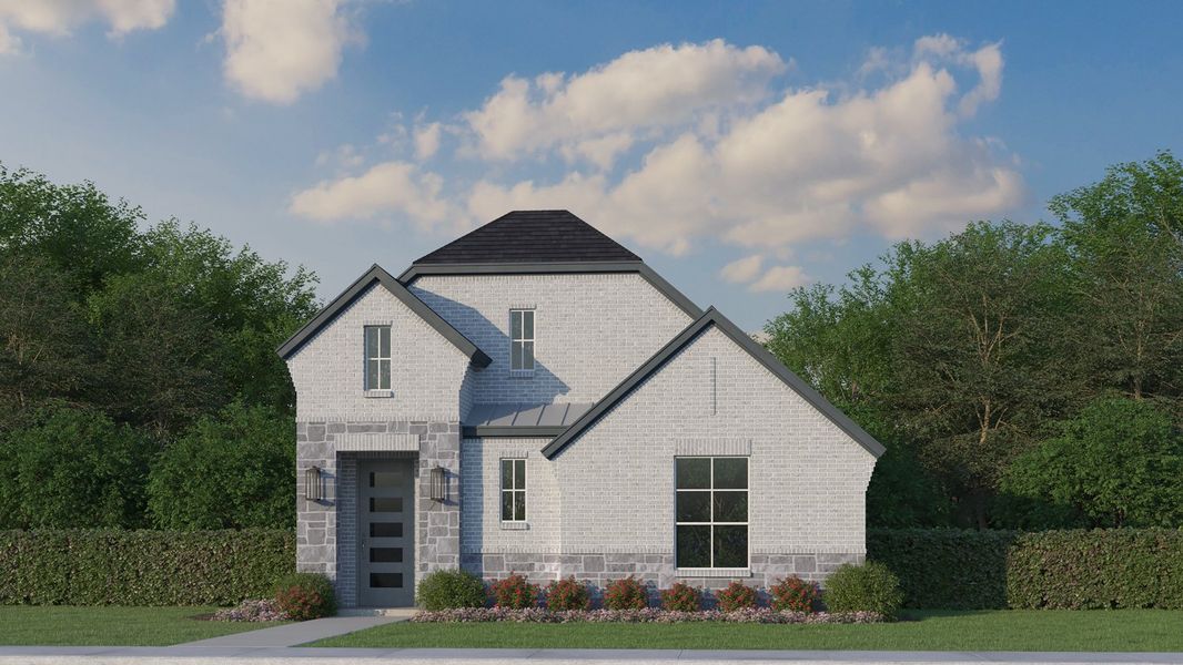Plan 1451 Elevation G w/ Stone Plan 1451 Elevation G w/ Stone