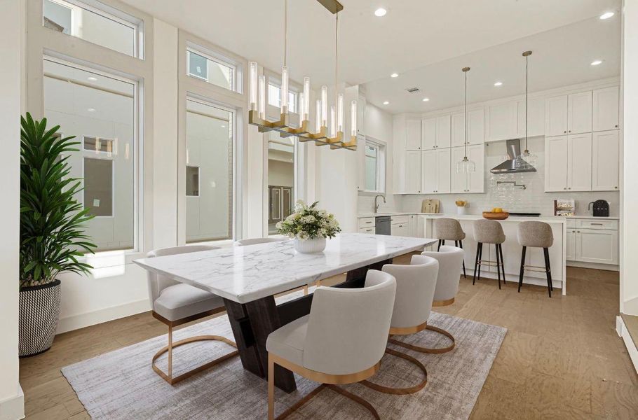 Furnished interior view inside a new home in , Houston (Image 11). Furnished interior view inside a new home in , Houston (Image 11).
