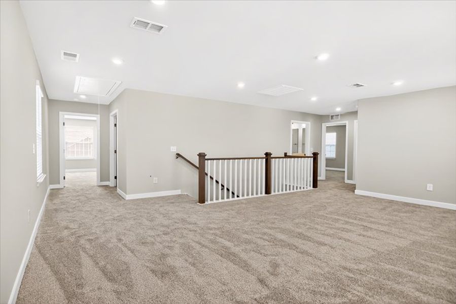 Spacious, unfurnished interior of a new home in Berkeley, Spartanburg (Image 28). Spacious, unfurnished interior of a new home in Berkeley, Spartanburg (Image 28).