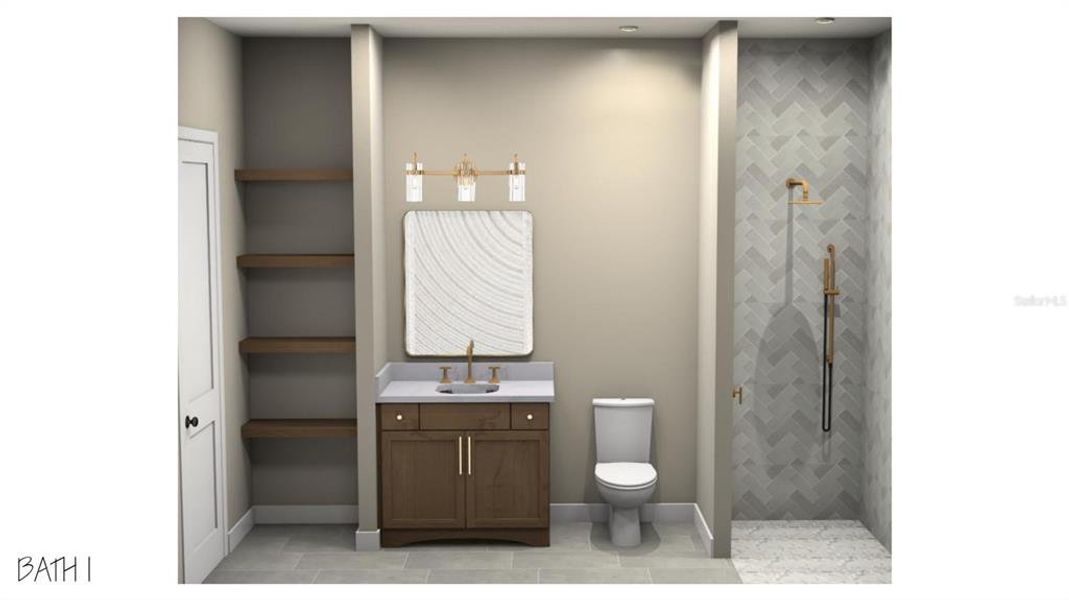 Furnished interior view inside a new home in , Orlando (Image 9).