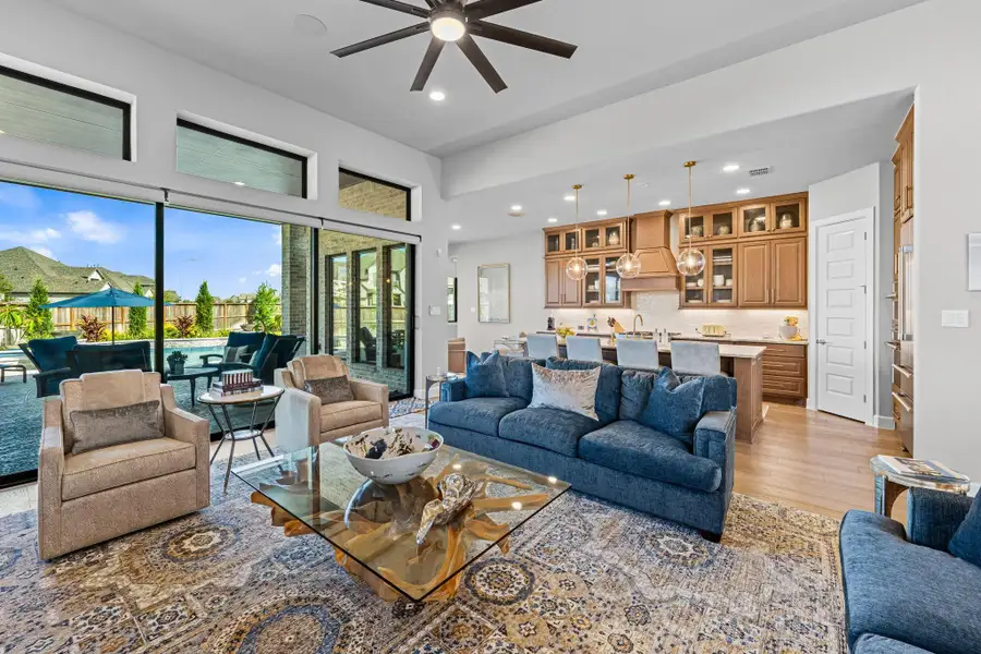 Furnished interior view inside a new home in , Fulshear (Image 5).