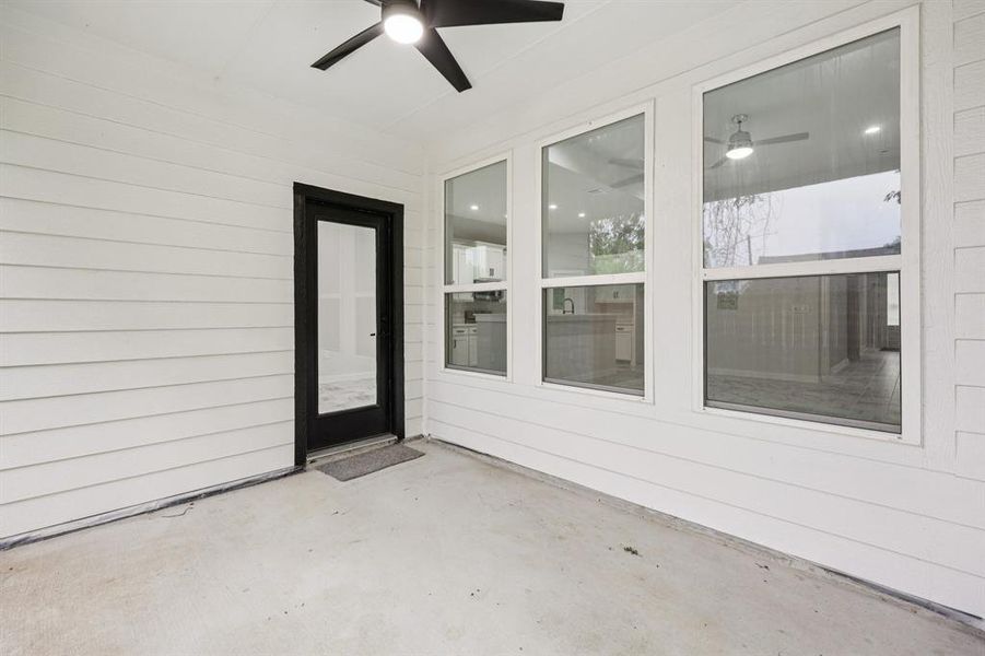 Exterior details and patio area of a home in , Fort Worth (Image 20).