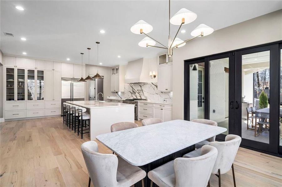 Furnished interior view inside a new home in , Alpharetta (Image 67).