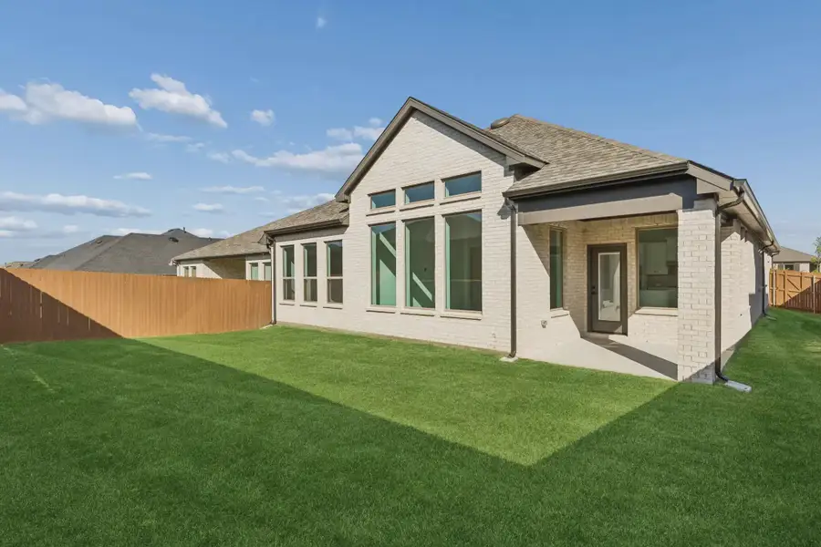 Representative exterior details of a home built from the Morgan by Chesmar Homes in Heartland 50's and 60's, Heartland (Image 4).