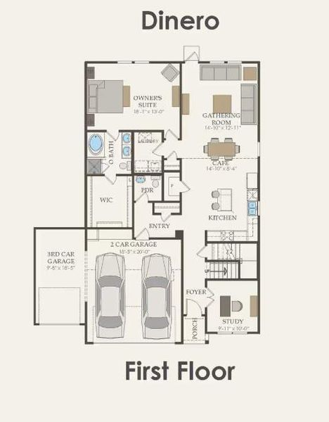 2D floor plan layout of this home in River Ranch, Dayton, TX (Image 2). 2D floor plan layout of this home in River Ranch, Dayton, TX (Image 2).