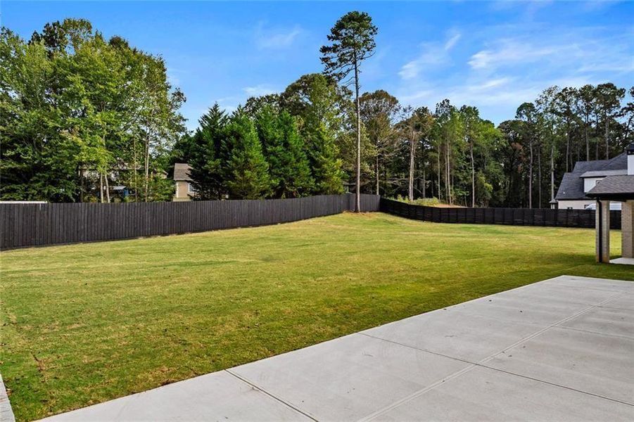 Exterior details and patio area of a home in , Loganville (Image 46).