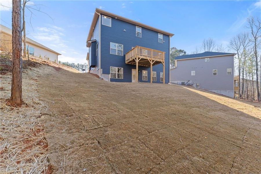 Exterior details and patio area of a home in Magnolia Villas, Cornelia (Image 4).