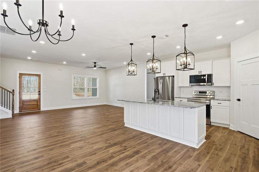Furnished interior view inside a new home in , Ball Ground (Image 7).