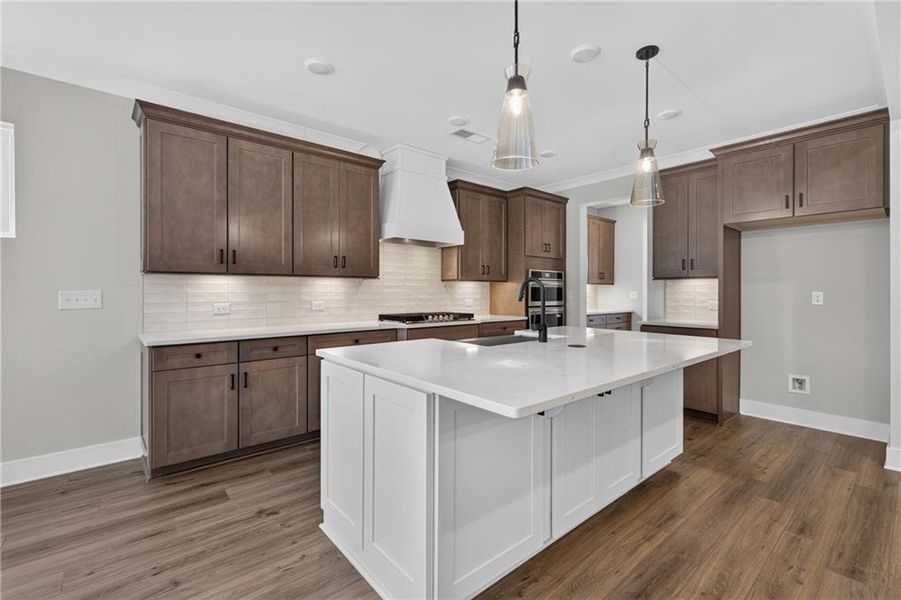 Furnished interior view inside a new home in Arbor West, Dawsonville (Image 6).