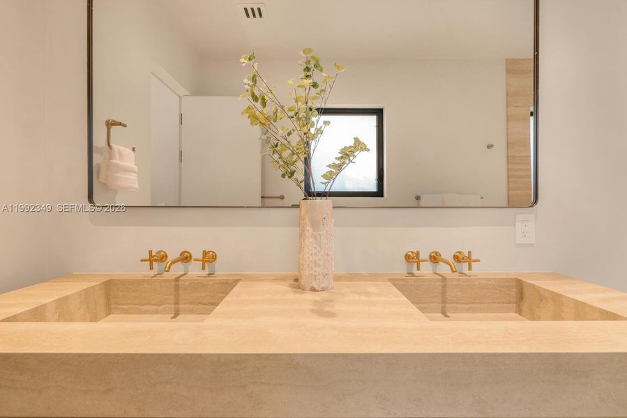 Close-up of interior finishes inside a home in , Miami Beach (Image 22). Close-up of interior finishes inside a home in , Miami Beach (Image 22).