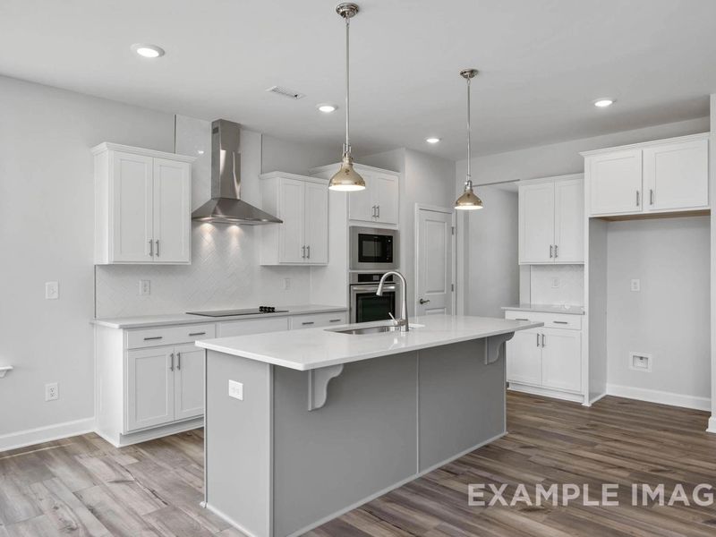 Furnished interior view inside a new home in Retreat at North Main, Lillington (Image 2).