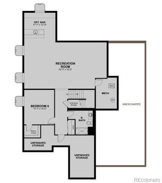 2D floor plan layout of this home in , Littleton, CO (Image 1). 2D floor plan layout of this home in , Littleton, CO (Image 1).