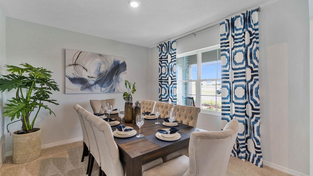 Furnished interior view inside a new home in Harmony at Lake Eloise, Winter Haven (Image 6).