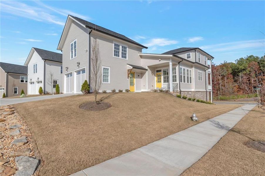 Exterior details and patio area of a home in , Dacula (Image 23).