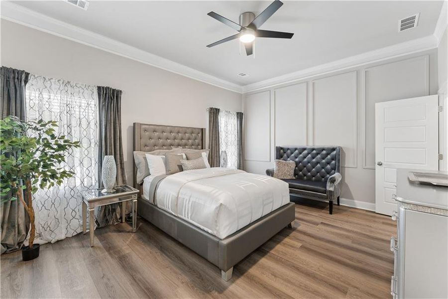 Furnished interior view inside a new home in , Decatur (Image 12).
