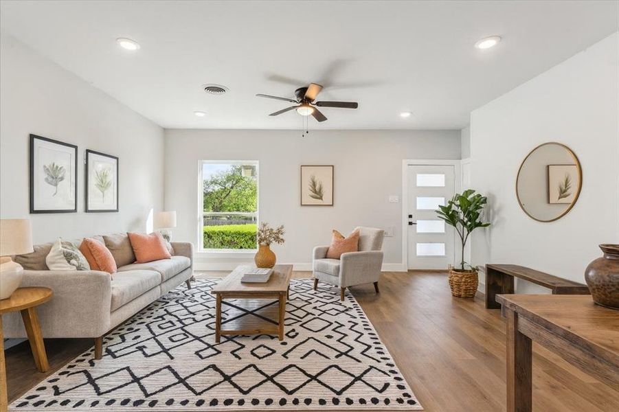 Furnished interior view inside a new home in , Waco (Image 14).